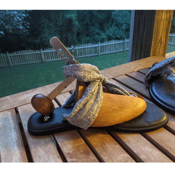 SANUK YOGA Sling Ella Flip SANDALS WOMENS SIZE 7 sn 1091533 - Picture 8 of 8